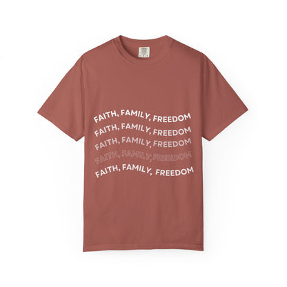 Faith Family Freedom Unisex Tee
