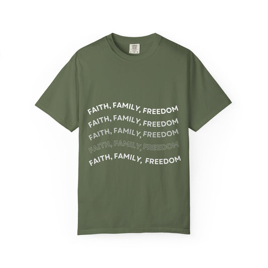 Faith Family Freedom Unisex Tee