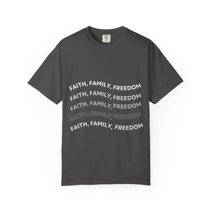 Faith Family Freedom Unisex Tee