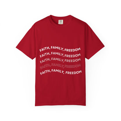 Faith Family Freedom Unisex Tee