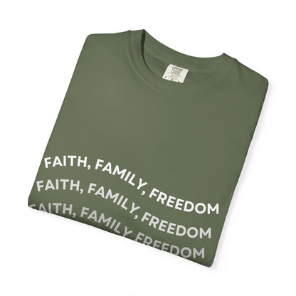 Faith Family Freedom Unisex Tee