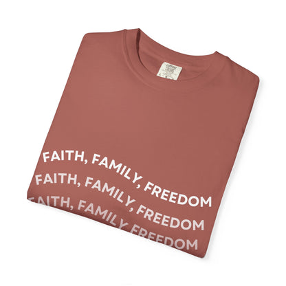 Faith Family Freedom Unisex Tee
