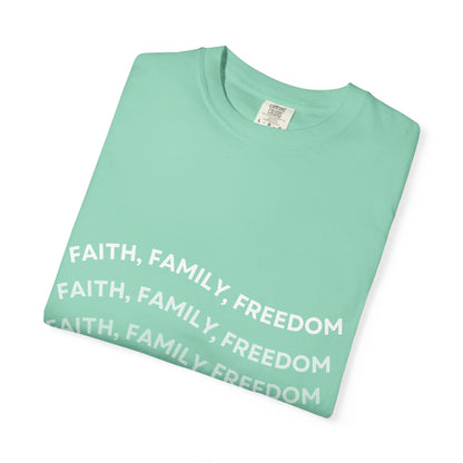 Faith Family Freedom Unisex Tee