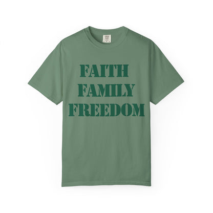 Faith Family Freedom Unisex Tee