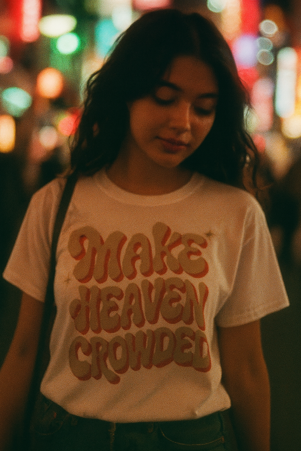Make Heaven Crowded Groovy Unisex Tee